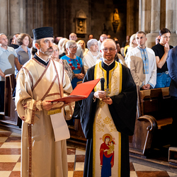 byzantinisches Pontifikalamt Stephansdom / Erzdiözese Wien/ Schönlaub byzantinisches Pontifikalamt Stephansdom