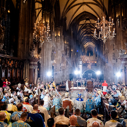 byzantinisches Pontifikalamt Stephansdom / Erzdiözese Wien/ Schönlaub byzantinisches Pontifikalamt Stephansdom
